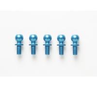 Tamiya 300053906 - DB-01 Aluminium Boules 5x5mm (5) Bleu Elox Neuf