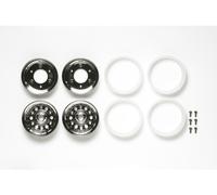 Tamiya 300054414 - 1/10 - Bruiser 4X4 Jantes (2) 4 Pièces Chromées - Neuf