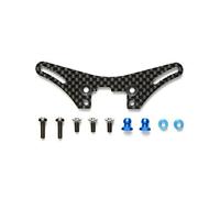 TAMIYA 300054547 - TA06 Pont d'amortisseur en Carbone Avant/Court