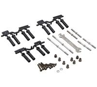 Tamiya 300054572 DT-03 Lot de 6 tiges filetées Li/Re Blanc