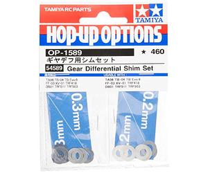 TAMIYA 300054589 - Cône à pignons Coniques Shim Set, 0,2/0,3 mm, modélisme, Accessoires, Lot de 4