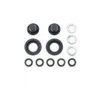 Tamiya 300056556 - Ensemble De Moyeu Avant Noir 1:14 (2) - Neuf