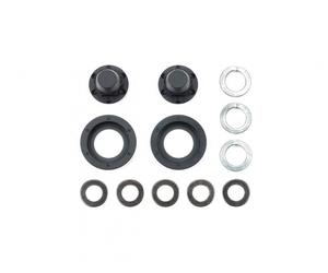 Tamiya 300056556 - Ensemble De Moyeu Avant Noir 1:14 (2) - Neuf