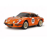 Tamiya Renault Alpine 110 Jägermeister orange brushed 1:10 Auto RC électrique Voiture de course kit à monter