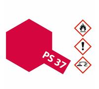 Tamiya Polycarbonate Ps37 Rouge Translucide Bombe 100ml