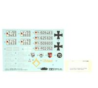 TAMIYA 309400123 - Feuille décorative Leopard 2A6 56020 - Accessoire de modélisme