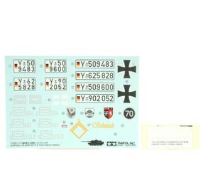 TAMIYA 309400123 - Feuille décorative Leopard 2A6 56020 - Accessoire de modélisme