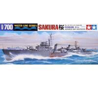 Tamiya 31429 - 1/700 Wl Japonais Bleu Marine Destroyer Sakura - Neuf