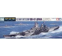 T2M - 31616 - Tamiya - Maquette Plastique à Assembler - US Battleship Iowa - Echelle 1/700