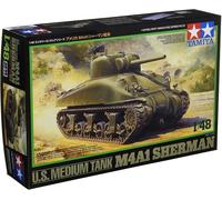 Tamiya Maquette 1/48 – Char américain M4A1 Sherman (Military Miniature No.23) 32523