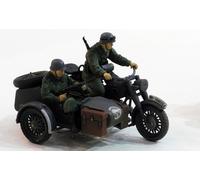 Tamiya Maquette Moto allemande 750cc avec side-car, détails fins, moteur flat-twin, 1/48