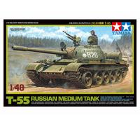 Tamiya Maquette plastique Char moyen russe T55 1:48 Vert