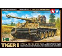 TAMIYA 32603 1:48 SdKfz. 181 Tiger I Ostfr. Printemp.Prod. Kit de Construction en Plastique, Bricolage, Loisirs, Collage, kit de Construction en Plastique, Non Peint, Multicolore