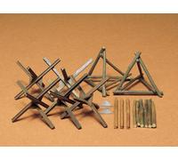 Tamiya 35027 Ensemble De Barricades En Bois Et Métal Kit Échelle 1/35 Kit T48P