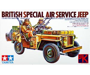 Tamiya 35033 Jeep SAS Britannique 1/35 Kit Maquette Plastique T48Po