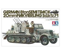 Tamiya Mini militaire 1/35 Ju n°50 Allemagne 8 t Half-track Quadruple Flak 35050 G