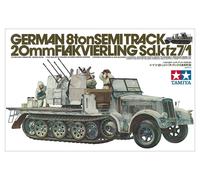 TAMIYA 35050 GERMAN 8TON SEMI TRACK 20MM FLAKVIERLING SD.KFZ. 7/1 1/35