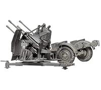 Tamiya - 35091 - Maquettes - German 20 mm Flakvierling 38 MITSd.Ah.52 - echelle 1/35