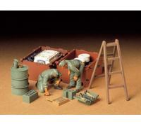 TAMIYA 35180 1/35 Ensemble D'Équipe De Maintenance Du Moteur De Char Allemand