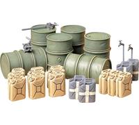 Tamiya Maquette 35186 - Fûts et jerrycans allemands - Échelle 1:35