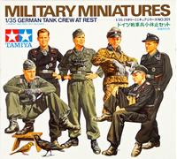 Tamiya 35201 German Tank Crew (6 figures) at Rest 1/35