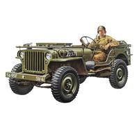 Tamiya - 35219 - Maquette - Jeep Willys 1 / 4 Ton - Echelle 1:35, brun, noir