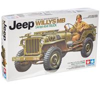 Tamiya - 35219 - Maquette - Jeep Willys 1 / 4 Ton - Echelle 1:35, brun, noir