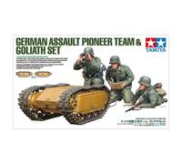 TAMIYA 300035357 Militaire 1:35 DT. Pionniers & Goliath Set (3+2) Multicolore