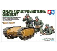 Tamiya 35357 Lot De Figurines 1/35 Pionniers WWII Allemand & Goliath - Neuf