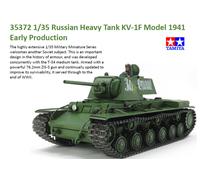Tamiya 35372 - Russe Char Lourd KV-1 Modèle 1941 Tôt Ans 1/35 Echelle Kit-T48