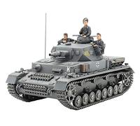 TAMIYA 35374-000 1:35 Voiture de Combat blindée Allemande IV Version F L24/75 mm Kit de modélisme Kit de Construction en Plastique Kit à Assembler Réplique détaillée Non laqué Gris