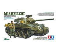 TAMIYA 35376 1:35 US M18 Hellcat Réplique fidèle du Char de Chars de Chars en Plastique, Bricolage, kit de modélisme, à Assembler, Non Peint, Multicolore