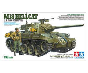 Tamiya 35376 - U. S. Tank Destroyer M18 Hellcat 1/35 Kit Echelle à Chenille 48