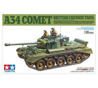 Tamiya Kit plastique Panzer Comet A34 – Réplique fidèle de modélisme, assemblage non peint