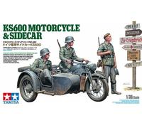 Tamiya 35384 - 1:3 5 Allemand Seitenwagengespann KS600 (3) - Nouveau