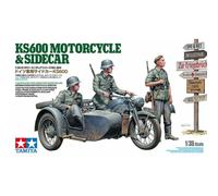 Tamiya 35384 KS600 Motorcycle & Sidecar Zündapp 1/35