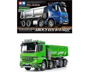 Tamiya 47523 1:14 RC Arocs 4151 Benne 8 x 4 Vert Candy Kit à Assembler, Camion RC, Camion radiocommandé, LKW, Jouet de Construction, Modélisme, Loisirs Créatifs, Pré-Peint