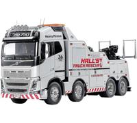 Tamiya 47528 1:14 RC Volvo FH16 Remorque 8x4 Argent - Kit de Construction à Monter - Camion télécommandé - Camion télécommandé - Jouet de Construction, modélisme - Bricolage