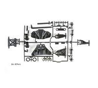 Tamiya Pièce de rechange Grappe B TT-02 – Bras de suspension et cardan 51528