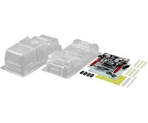 TAMIYA 51654-000 51654 Kit carrosserie MB Race Truck Actros MP4 Accessoires pour Voiture télécommandée Carrosserie de Rechange RC Modélisme