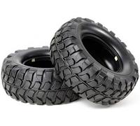 Tamiya Pneus Rock Block CC01/HL Souples – 2 pièces – Neuf