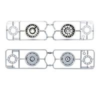 Tamiya 300056520 - 1:14 Jante Remorque 30mm ML (2) Chrome Mat Neuf