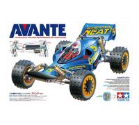 TAMIYA 58489 1:10 RC Avante 2011 - Voiture télécommandée, véhicule RC, modélisme, kit de Construction, Passe-Temps, Artisanat, Poussette RC