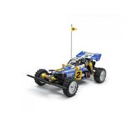 Tamiya Voiture radiocommandée Hotshot II 1:10 Blockhead Motors 4WD Kit à assembler Bleu clair