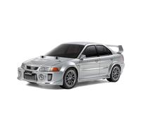 Tamiya 58713 1:10 RC Mitsubishi Lancer Evo V TT-02 - Voiture télécommandée, véhicule radiocommandé, modélisme, kit à Assembler, Loisirs, Bricolage, modèle RC, kit de Construction RC