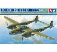 Tamiya Maquette plastique Lockheed P-38F/P-38G Lightning 1:48 – Réplique fidèle