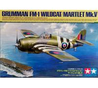 TAMIYA 61126 1:48 US Grum. FM-1 Wildcat/Martlet MK.V - Maquette de Construction en Plastique, kit Militaire, modèle sur Pied