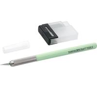 Tamiya 69947 Couteau de bricolage avec 25 lames vert menthe - Accessoire de modélisme, accessoires RC, accessoires de bricolage, accessoires de modélisme de qualité supérieure