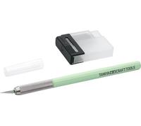 Tamiya 69947 Couteau de bricolage avec 25 lames vert menthe - Accessoire de modélisme, accessoires RC, accessoires de bricolage, accessoires de modélisme de qualité supérieure