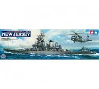 Tamiya 78028 - 1/350 Cuirassé " U.S.S Neuf Jersey " Bb-62 - Neuf
